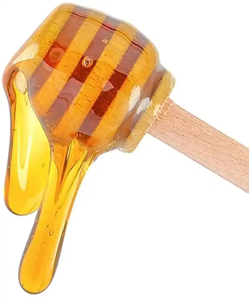 Premium Wooden  Stick  Handcrafted Spiral Spoon for Smooth Honey Pouring
