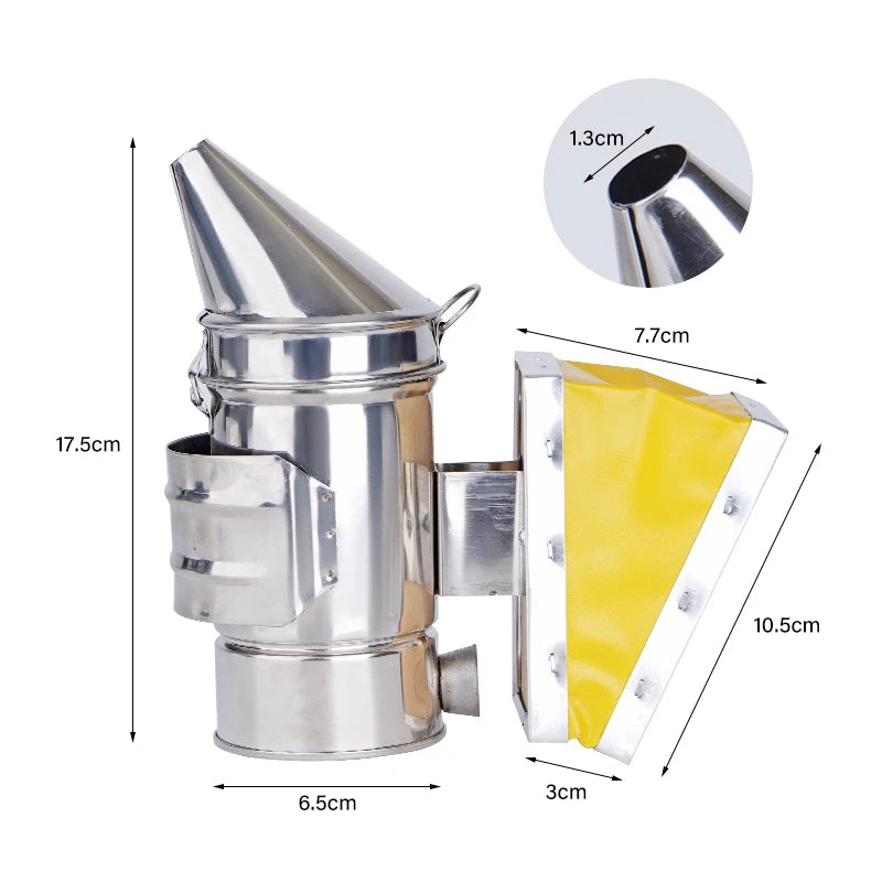 Beekeeping Smoker Stainless Steel Manual Bee Smoker Bee Smoke Release Tools Smoker Equipment Apiculture Beekeeping Tools
