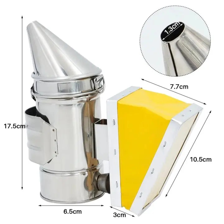Beekeeping Smoker Stainless Steel Manual Bee Smoker Bee Smoke Release Tools Smoker Equipment Apiculture Beekeeping Tools