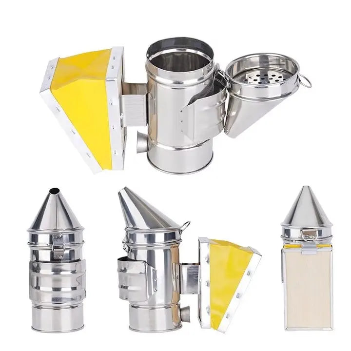 Beekeeping Smoker Stainless Steel Manual Bee Smoker Bee Smoke Release Tools Smoker Equipment Apiculture Beekeeping Tools